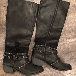 Not rated knee high boots